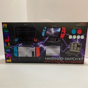 SOLD ‼️‼️NWT⬜️🎮NINTENDO SWITCH KIT🎮includes 12 ACCESSORIES ❗️❕